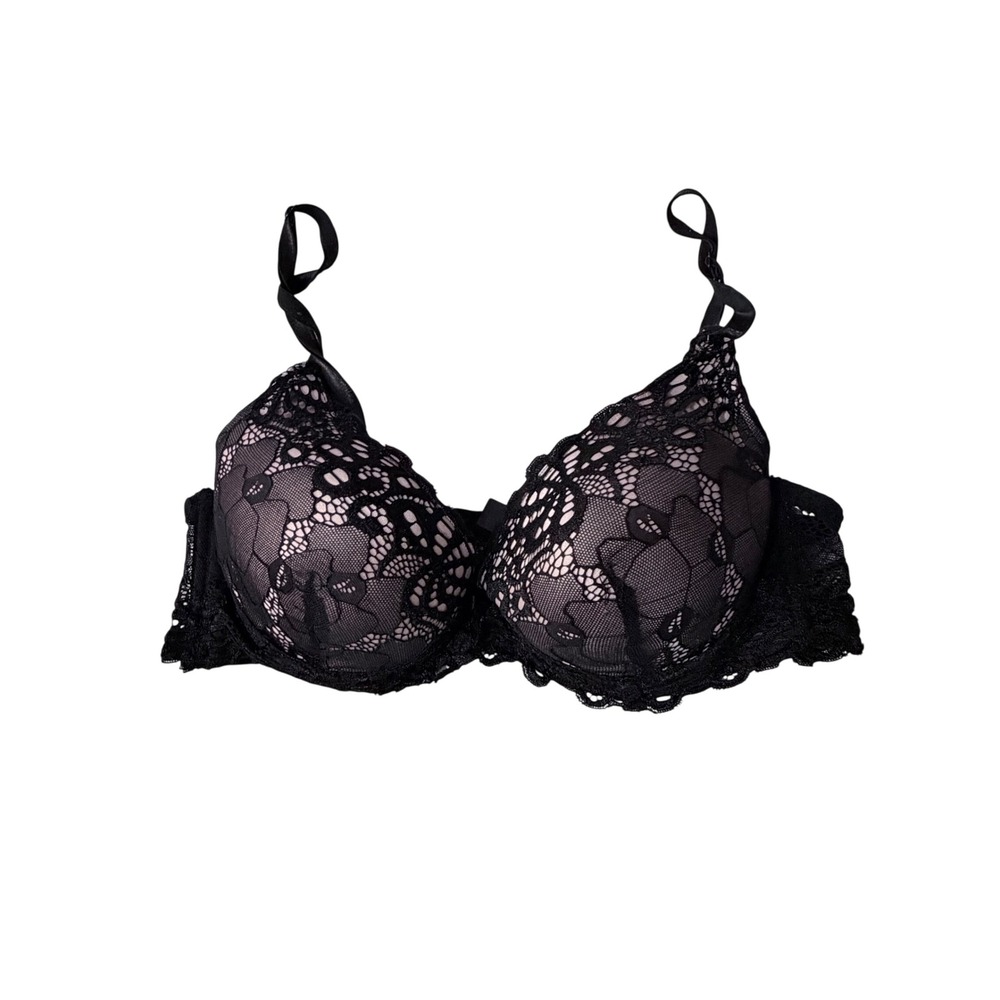 Marilyn Monroe Lace Push Up Bra Vintage Style Size 36B